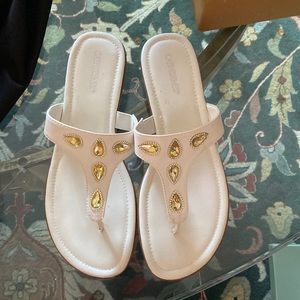 White Catherine's slippers